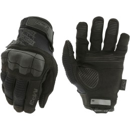 Mechanix Wear MP355008 MPact 3  Black Synthetic Leather Small Velcro Closure