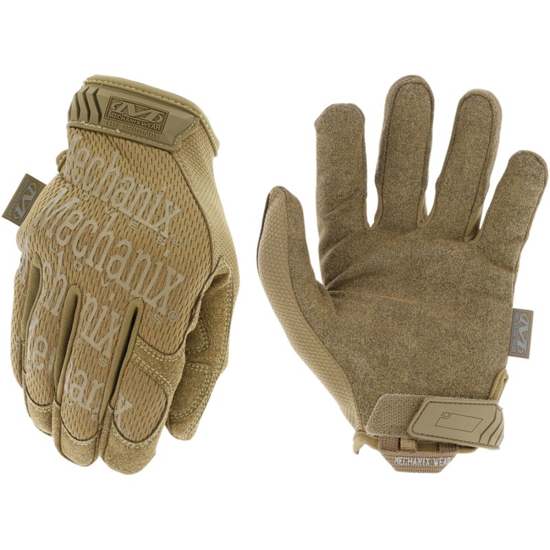 Mechanix Wear MG72008 Original  Coyote Synthetic Leather Small Velcro Closure