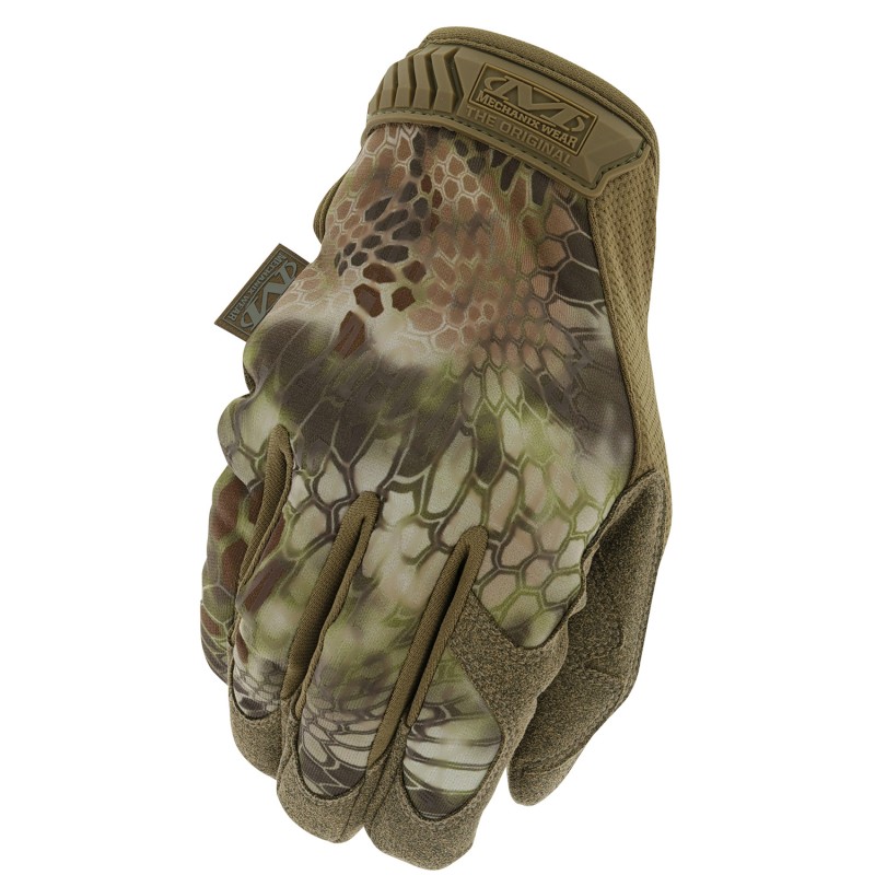 Mechanix Wear MG732009 Original  Kryptek HighlanderTan Synthetic Leather Medium Velcro Closure