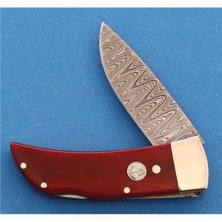 Boker Damascus Steel Lockback