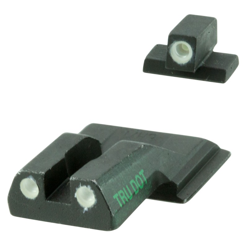 Meprolight USA 117703101 TruDot  Black  Green Tritium Front Sight Green Tritium Rear Sight Set