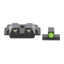 Meprolight USA 417703111 HyperBright  Black  Green Tritium with Green Outline Front Sight Green Tritium with Black Outline Rear 