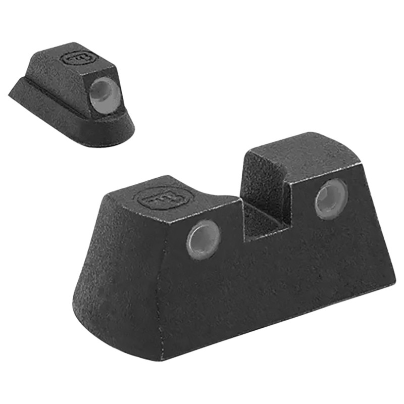 Meprolight USA 177753101 TruDot  Black  Green Tritium Front Sight Green Tritium Rear Sight Set