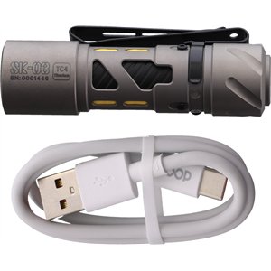 SK03 Flashlight Titanium