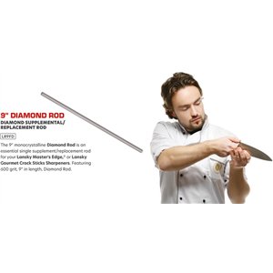 LR9FD Fine Diamond Rod 9in (LS
