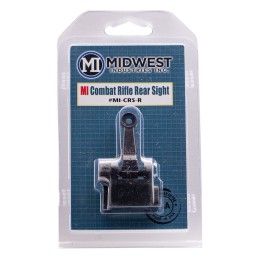 Midwest Industries MICRSR Combat Rifle Rear Flip Sight  Black for AR15 M16 M4