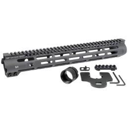 MIDWEST INDUSTRIES INC MISLH14 Slimline AR15 6061 Aluminum Black Hard Coat Anodized 14