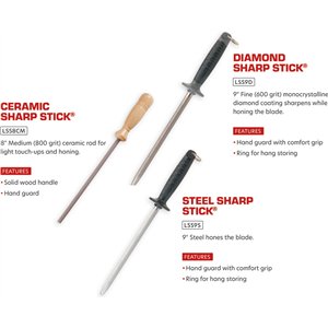 LSS9S Sharpening Steel 9in (LS