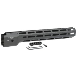 Midwest Industries MICRPC9X Combat  Ruger PC9 MLok Handguard Black Hardcoat Anodized 6061T6 Aluminum 14