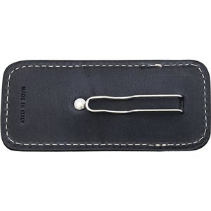 Vertical Leather Sheath Blue