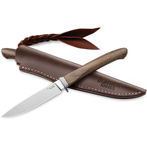 AGO Fixed Blade Green Micarta