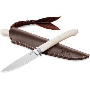 AGO Fixed Blade White Micarta