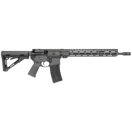 Midwest Industries MIFN16CRM14 Lightweight  223 Wylde 16 301 Black Hard Coat Anodized Rec with 14 MLok Black 6 Position Magpul C