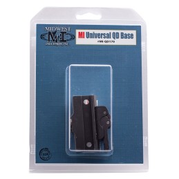 Midwest Industries MIQD170 Universal QD Base  Black Hardcoat Anodized