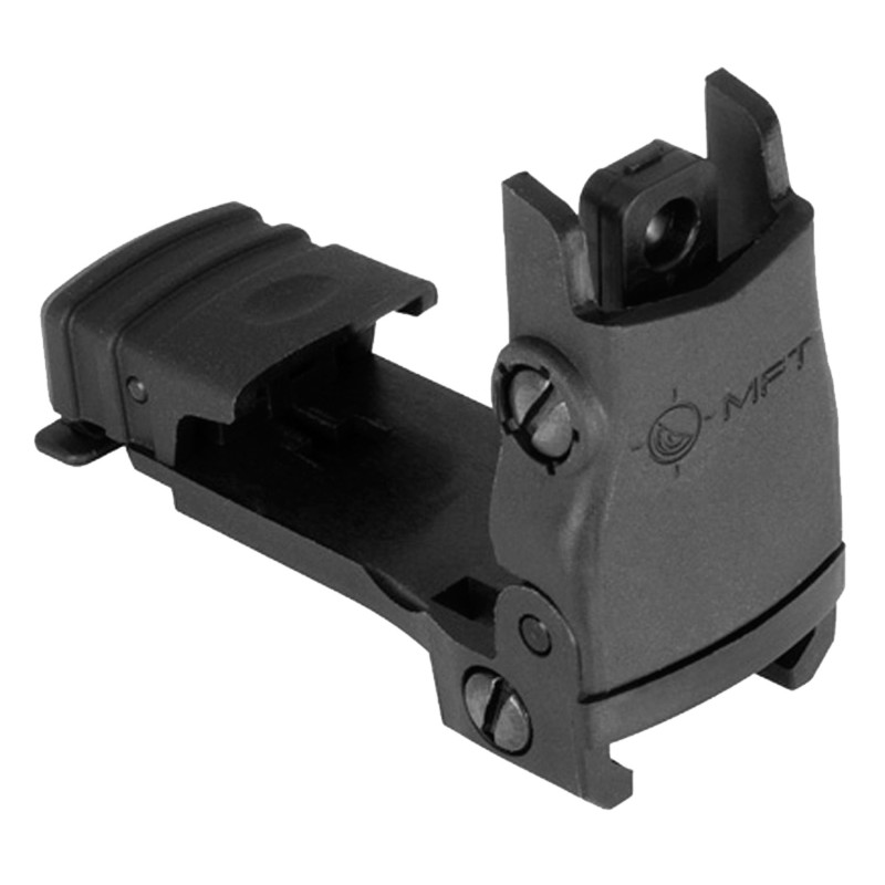 Mission First Tactical BUPSWR Flip Up Rear Sight  Black Folding ARPlatform