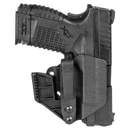 Mission First Tactical H2SFXDSAIWBM Minimalist Holster IWB Black Polymer Belt Clip Fits Springfield XDS 940 3.30 Barrel Ambidext