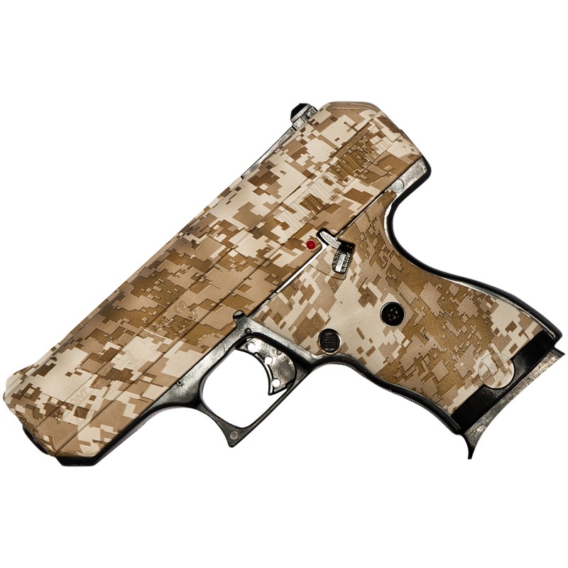 HiPoint 916DD C9  9mm Luger 81 3.50 Black Steel Barrel HydroDipped Digital Desert Camo Serrated Steel Slide HydroDipped Digital 