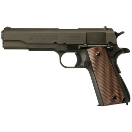 Inland MFG ILM1911 1911 A1 Government 45 ACP 71 5 Barrel Black Parkerized Steel Frame wBeavertail Serrated Steel Slide Wood Grip