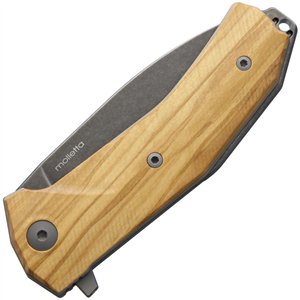 KUR Linerlock Olive Wood