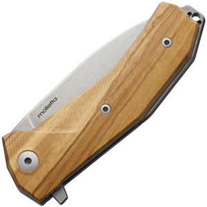 KUR Linerlock Olive Wood