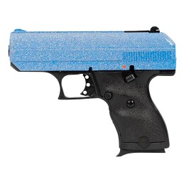 HiPoint 916BLSP C9  9mm Luger 81 3.50 Black Steel Barrel HydroDipped Blue Sparkle Serrated Slide Black Polymer Frame Black Polym