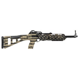 HiPoint 995TSFLGFDE 995TS Carbine 9mm Luger 16.50 101 FDE American Flag Skeletonized Stock Adjustable Sights