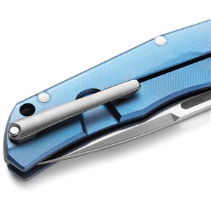 Q4TTRO Framelock Blue Ti