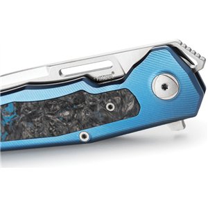 Q4TTRO Framelock Blue Ti