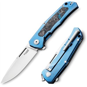 Q4TTRO Framelock Blue Ti