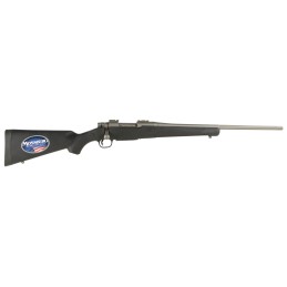 Mossberg 28005 Patriot  243 Win 51 22 Fluted Barrel wRecessed Match Crown Cerakote  Stainless Steel SpiralFluted Bolt Synthetic 