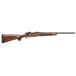 Mossberg 27835 Patriot  243 Win 51 22 Fluted Barrel wRecessed Match Crown Matte Blued Metal Finish SpiralFluted Bolt Walnut Stoc