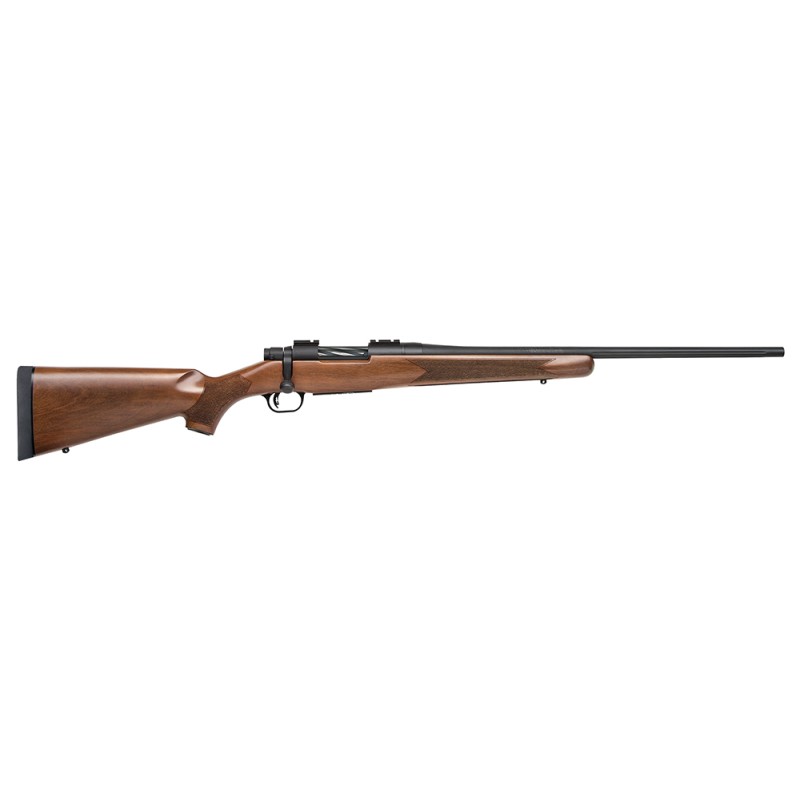 Mossberg 27861 Patriot  Full Size 308 Win 51 22 Matte Blued Fluted Barrel Matte Blued Steel Receiver Walnut Wood Stock