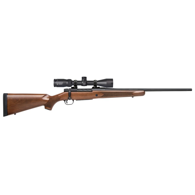 Mossberg 28028 Patriot  6.5 Creedmoor Caliber with 51 Capacity 22 Fluted Barrel Matte Blued Metal Finish  Walnut Stock Right Han