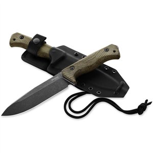 T6 Fixed Blade Black/Green