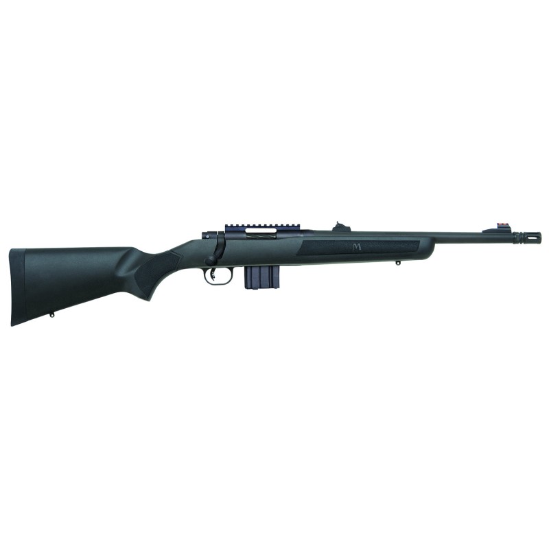 Mossberg 27707 MVP Patrol 300 Blackout Caliber with 101 Capacity 16.25 Threaded Barrel Matte Blued Metal Finish  Black Synthetic