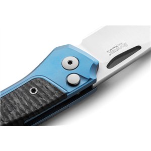 Twain Button Lock CF Blue