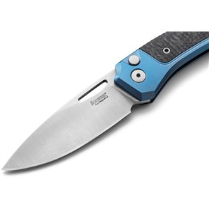 Twain Button Lock CF Blue