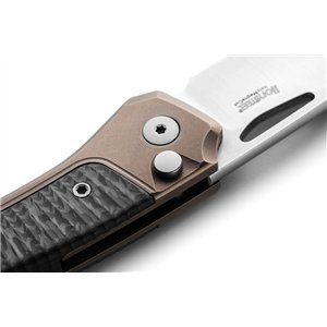 Twain Button Lock CF Brn