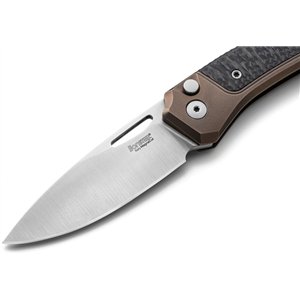 Twain Button Lock CF Brn