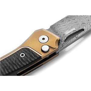Twain Button Lock Damascus