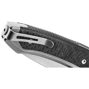 Twain Button Lock CF Gray