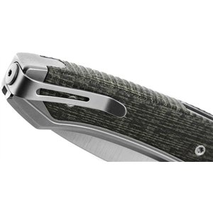 Twain Button Lock Grn Mic