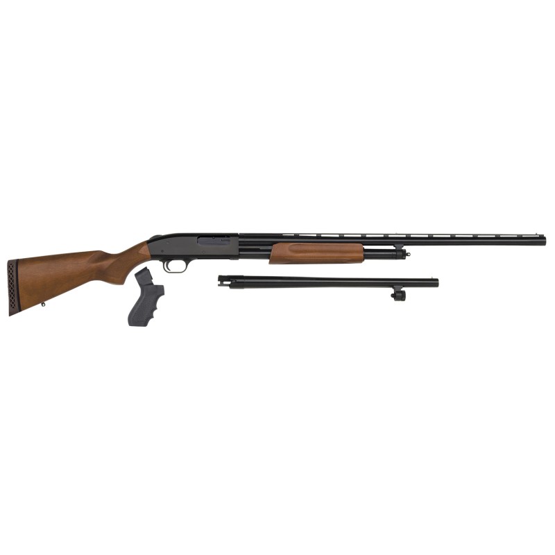 Mossberg 54169 500 FieldSecurity 12 Gauge 51 3 28 Vent Rib18.5 Security Barrels Blued Metal Finish Dual Extractors Wood Pistol G