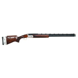 Mossberg 75474 Gold Reserve  12 Gauge 30 2rd 3 Polished Silver with Scroll  Inlay Engraved Rec Satin Black Walnut Fixed Stock Ri