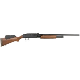 Mossberg 54233 500  20 Gauge 51 24 Fully Rifled Cantilever Barrel Blued BarrelReceiver Wood Dual Comb Stock Integral Scope Base 