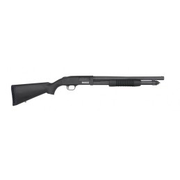 Mossberg 51605 590S Tactical 12 Gauge Pump 3 91 18.50 Matte Blued Barrel Optics Cut Matte Blued Black Receiver Synthetic Stock R