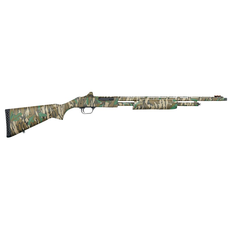 Mossberg 50133 500 Turkey Full Size 410 Gauge Pump 3 51 20 Mossy Oak Greenleaf Vent Rib Barrel  Optics Cut Steel Receiver Mossy 