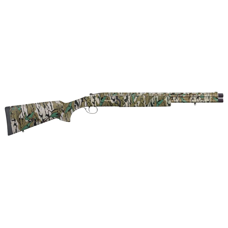 Mossberg 75486 Silver Reserve Eventide Turkey OverUnder 20 Gauge 3 2rd 20 Mossy Oak Greenleaf Synthetic Furniture Fiber Optic Si