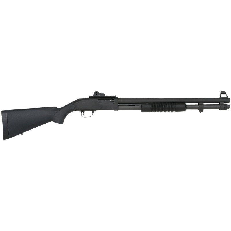 Mossberg 50771 590A1 Tactical SPX 12 Gauge 3 81 20 Parkerized HeavyWalled Barrel Black Rec with Ghost Ring Rear Sight Black Synt