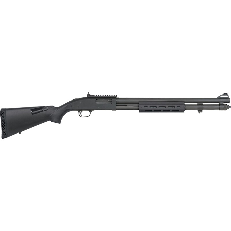 Mossberg 50768 590A1 Tactical 12 Gauge 3 81 20 Cylinder Bore Barrel Black Rec with XS Ghost Ring Sights Black Fixed with Storage